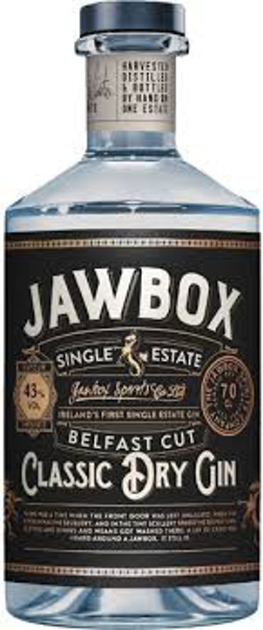 Jawbox Gin 6x70cl 43%