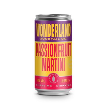 Wonderland Passionfruit Martini 12x125ml Can 14%